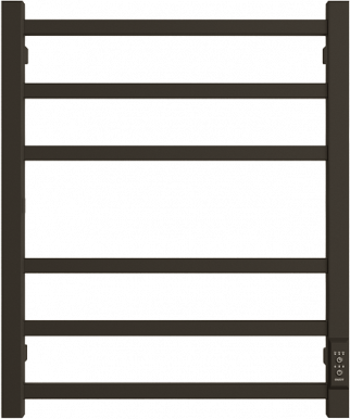 

Полотенцесушитель электрический Двин L plaza neo 60/50 чёрный матовый
