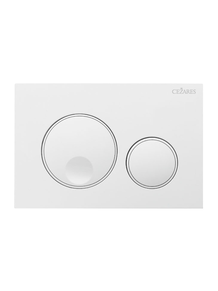 RELAX-BTN-BL Кнопка смыва CEZARES RELAX, белый глянец