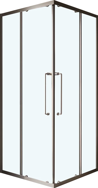 

Душевой уголок Cezares Relax RELAX-304-A-2-80-C-GM 80x80, профиль оружейная сталь