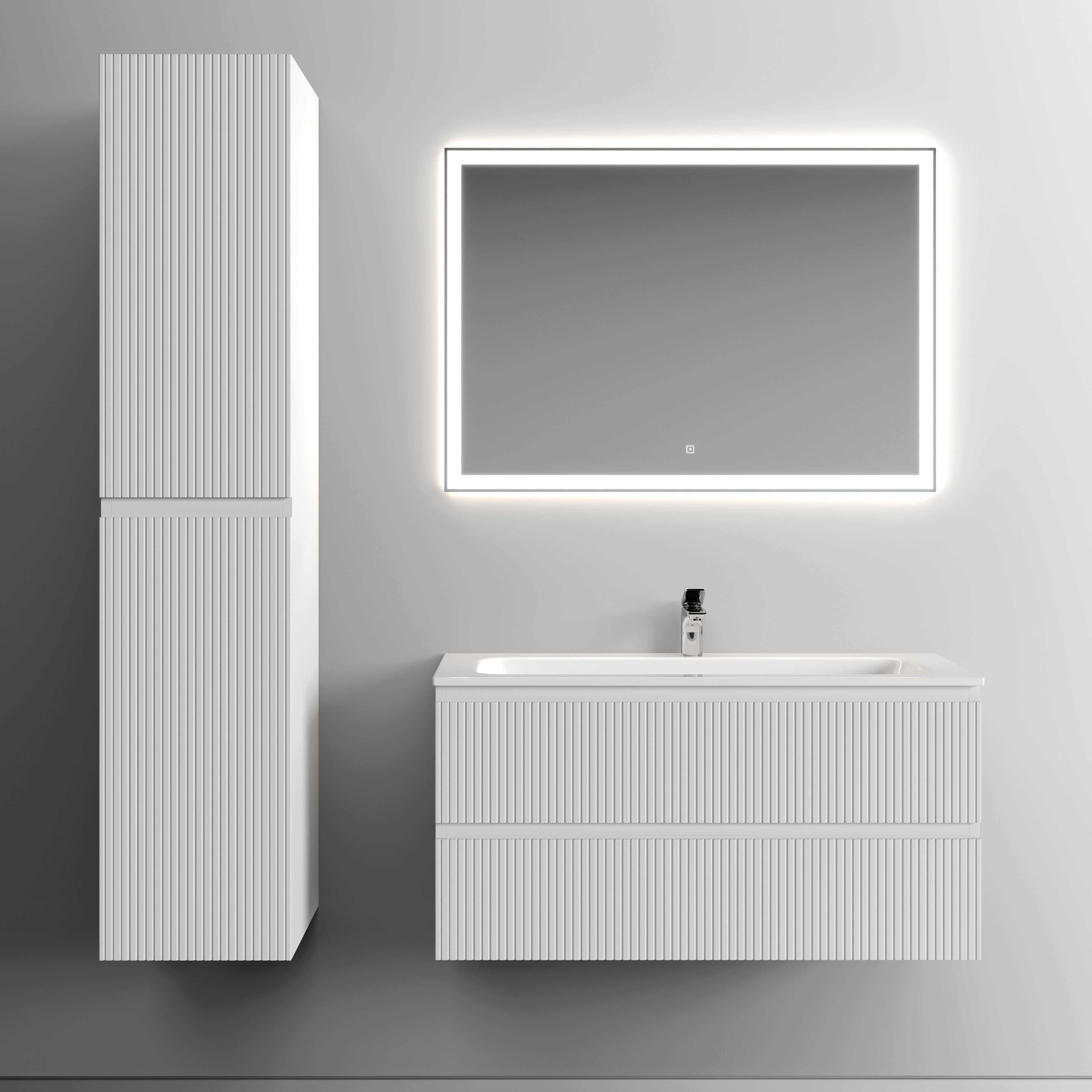 

Мебель для ванной комнаты Sancos Snob T 100 см, bianco