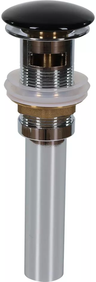 

Донный клапан для раковины Melana T201B с переливом, черный