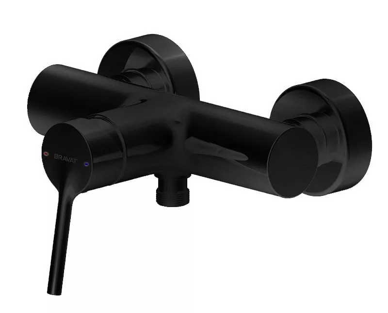 

F9172217BM-01-RUS Смеситель для душа Bravat Palace Black,черный (267282)