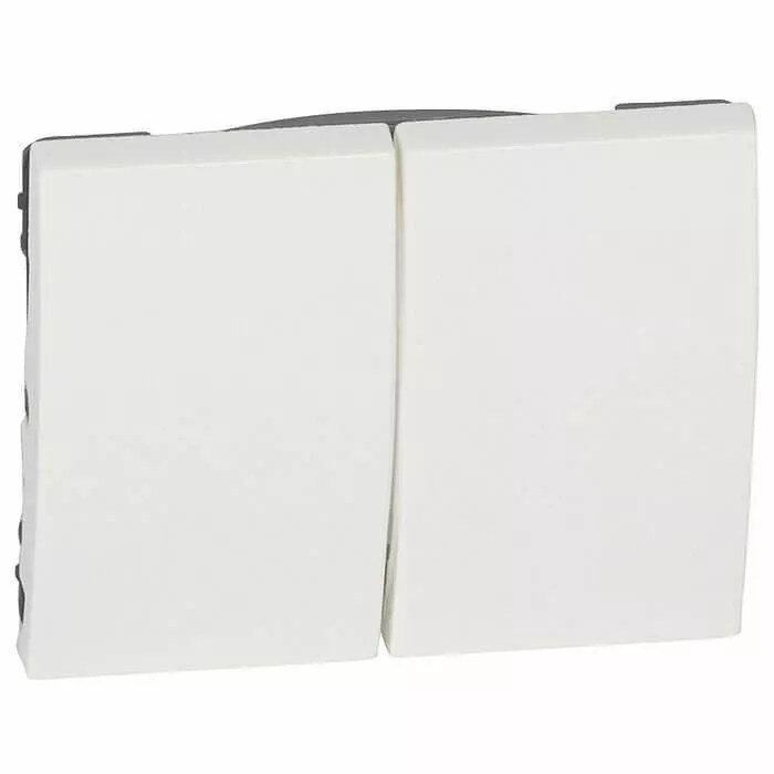 

Клавиша Legrand Galea Life выключателя двойная белая 777012