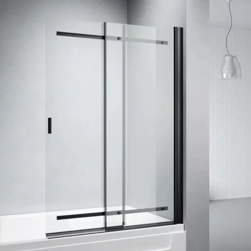 

Шторка на ванну Veconi Palau PL-88B 90x140, черный