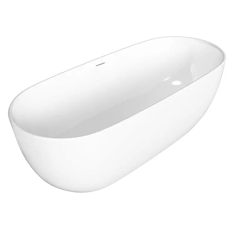 

Акриловая ванна Grossman Classic GR-2502 160x80 см, отдельностоящая, белая, овальная, с каркасом, со сливом-переливом