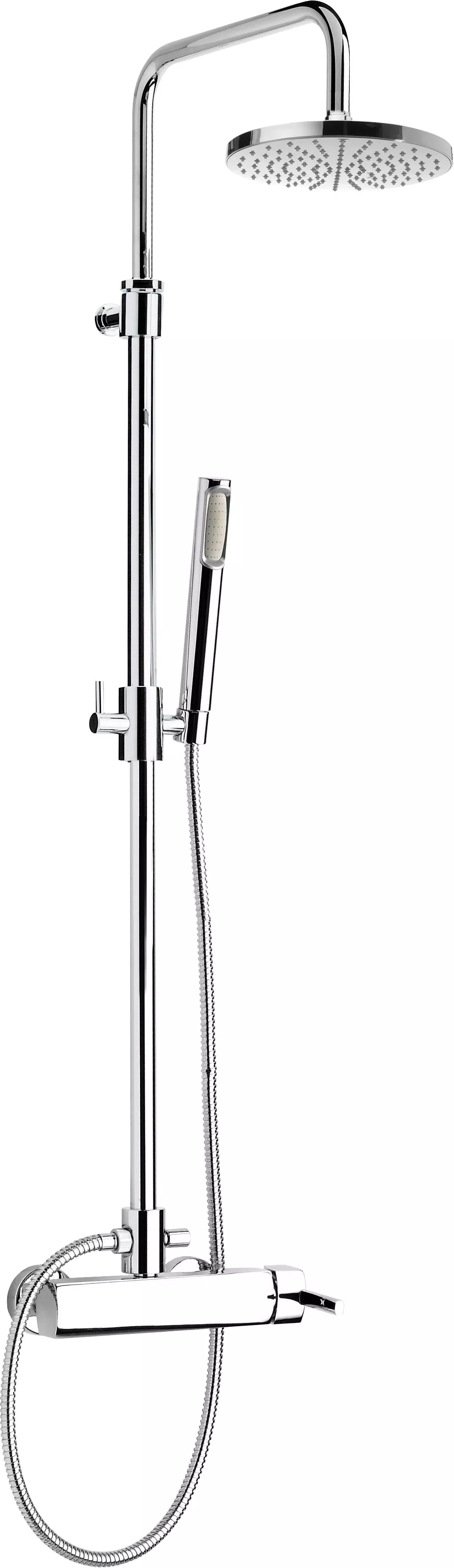 

Душевая стойка Webert Azeta AZ870105015PVC хром