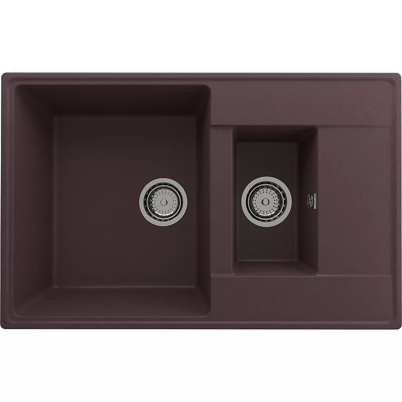 

Мойка кухонная Ulgran Quartz Prima 78 коричневый