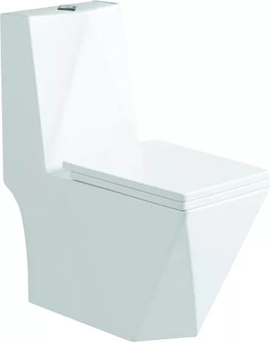 

Унитаз-моноблок напольный SantiLine SL-5013 с микролифтом