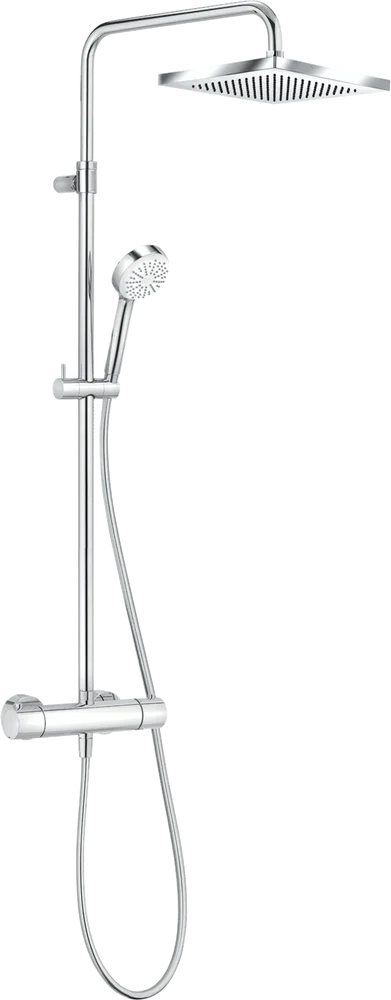 

Душевая стойка Kludi Logo Dual Shower System 6809805-00 с термостатом