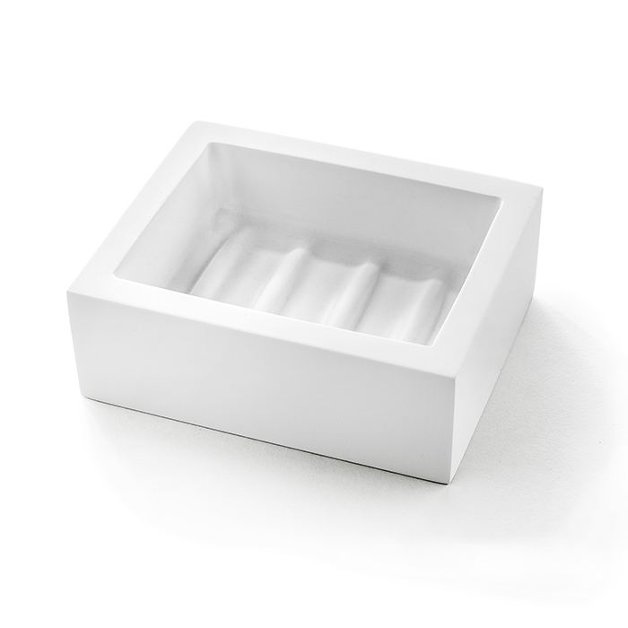 3SCBeMood White Мыльница настольная 10 х 35 х 8 смкомпозит Solid Surface белый матовый 10688₽
