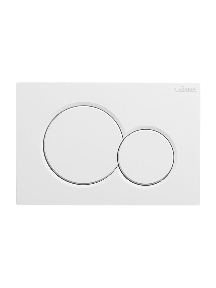STYLUS-BTN-BL Кнопка смыва CEZARES STYLUS, белый глянец