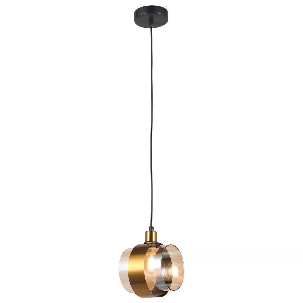 

Подвесная люстра IMEX MD.51891-1-P-BK+GBR