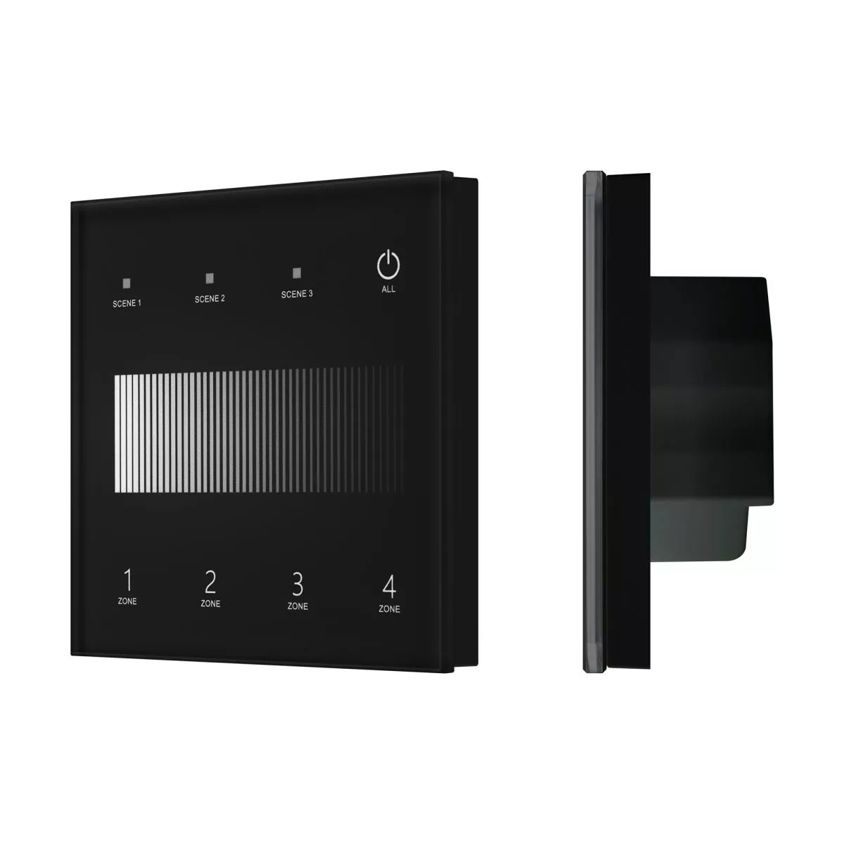 Сенсорная панель Arlight SMART-DALI-301-11-4G-3SC-DT6 Черная (230V, встраиваемая, 2.4G) (IARL, IP20 Пластик) 060789