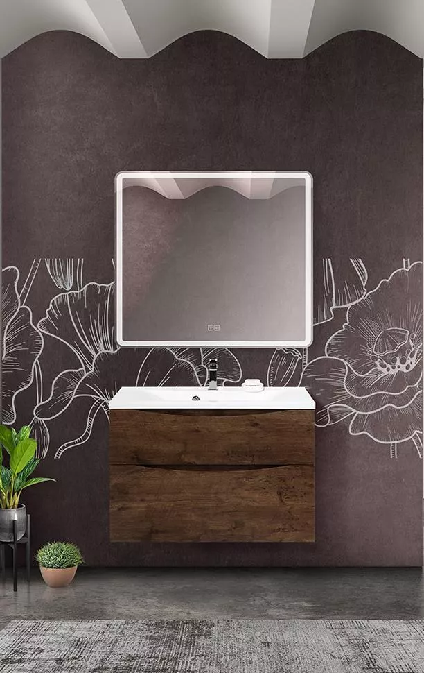 

Комплект мебели BelBagno Marino 80 темное дерево