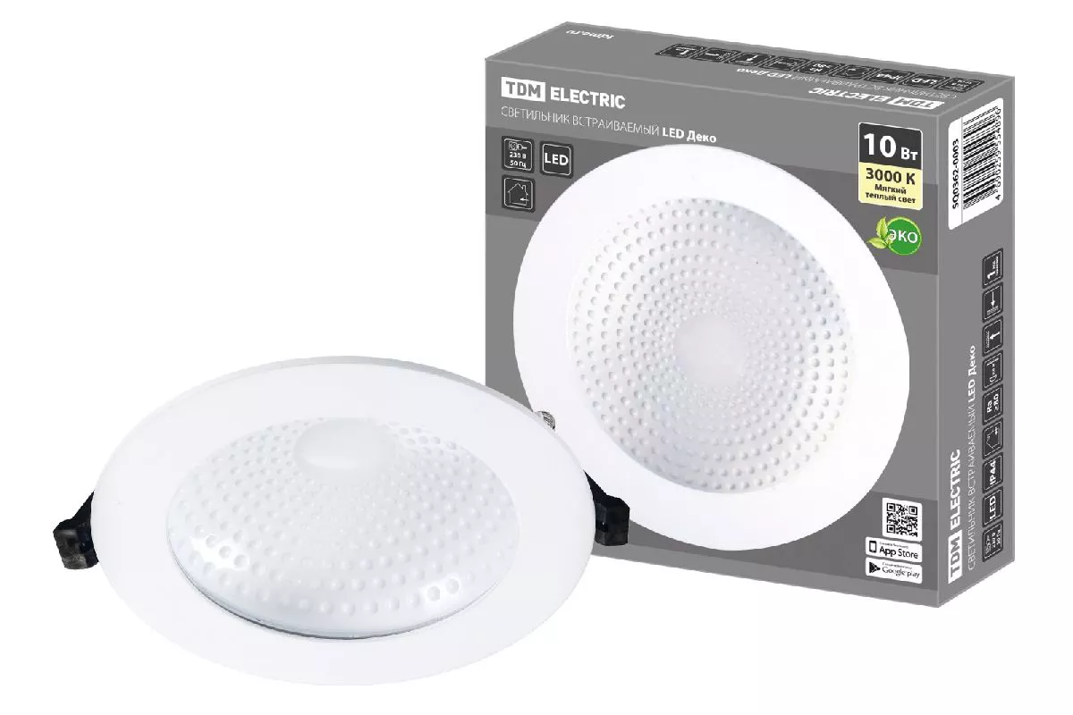 

Встраиваемый светодиодный светильник TDM Electric Led Деко SQ0362-0003