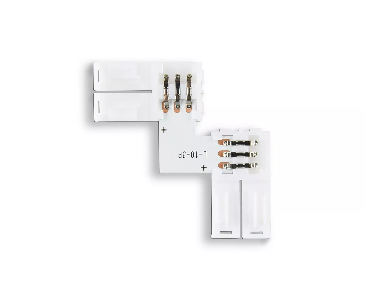 

Соединитель угловой L для светодиодной ленты 5050 12/24V (3 конт.) GS6651 (10шт) Ambrella Light Illumination GS6651