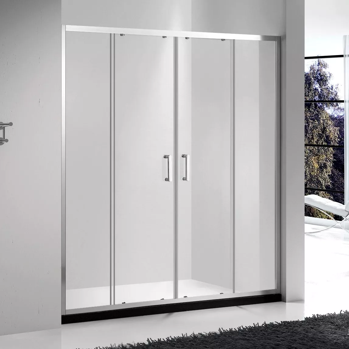 

Душевая дверь в нишу Gemy Victoria S30192A 150 см