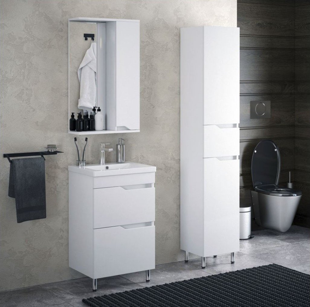 

Мебель для ванной комнаты Corozo Теона Z2 50 белая