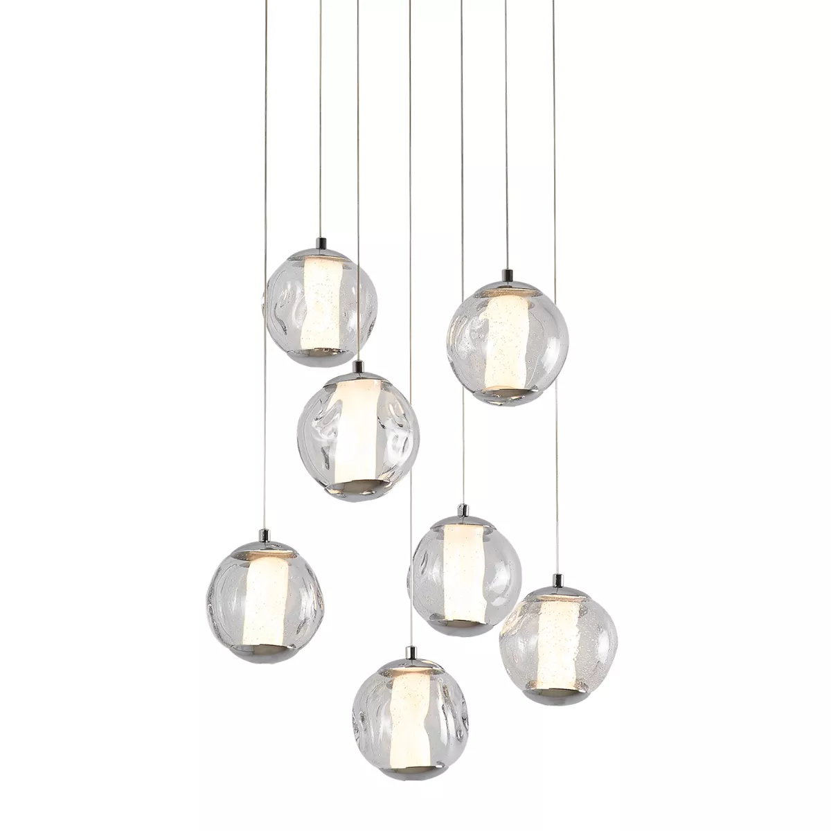 

Подвесной светильник Delight Collection OD2437-7 gold/clear