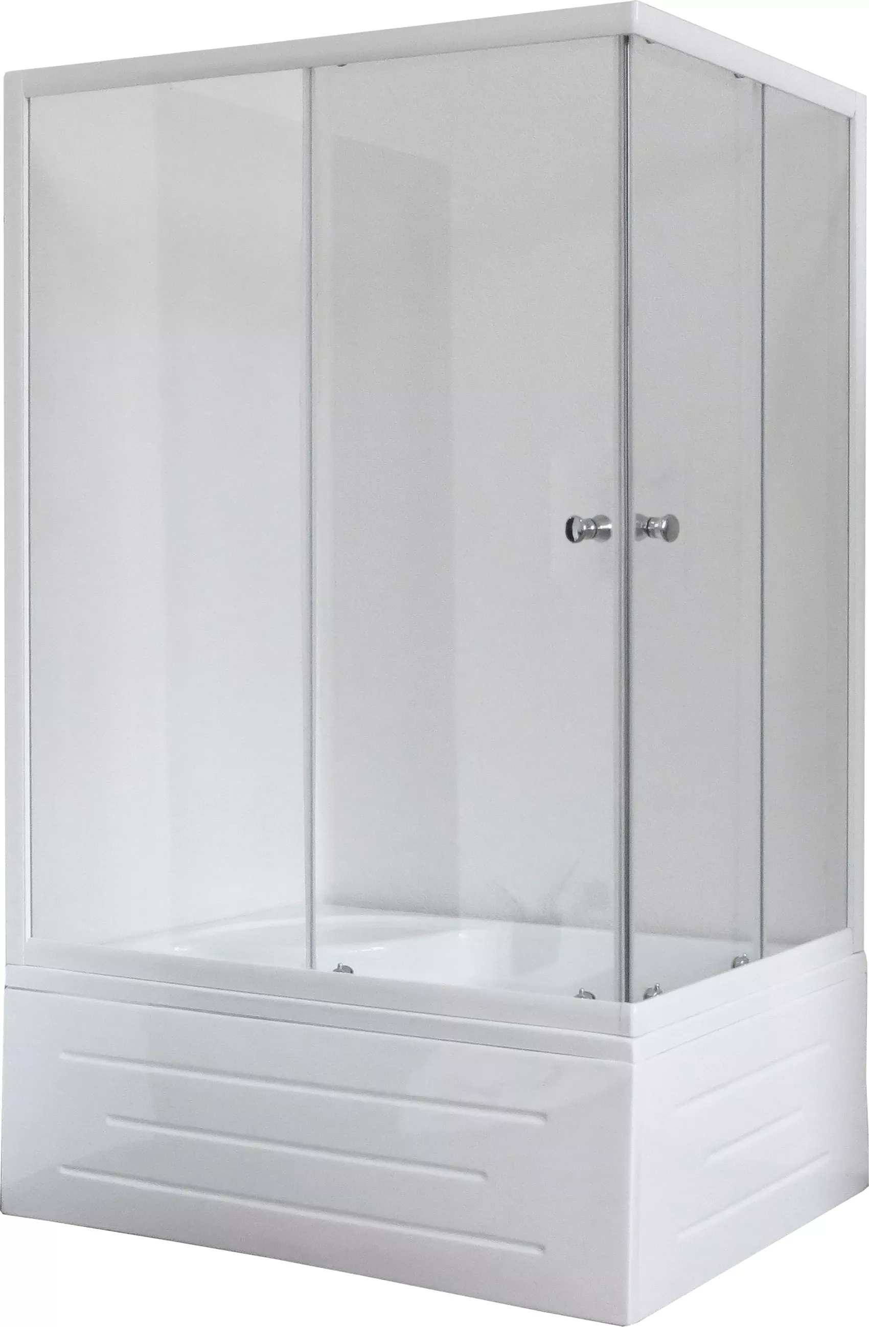 

Душевой уголок Royal Bath BP 120х80 L профиль белый стекло прозрачное
