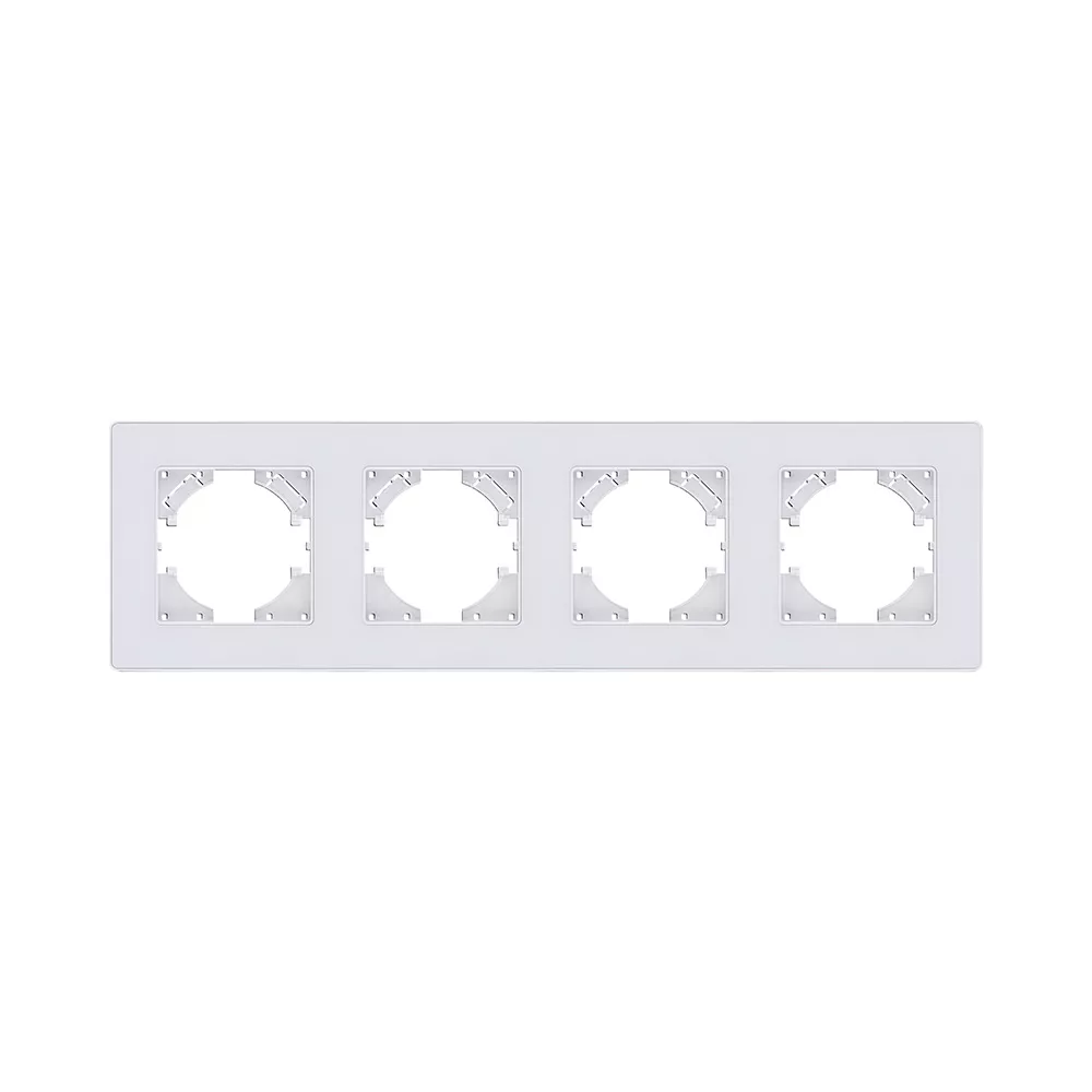 Рамка 4-постовая, белый Kollinger Eleganz Acryl EA4WH
