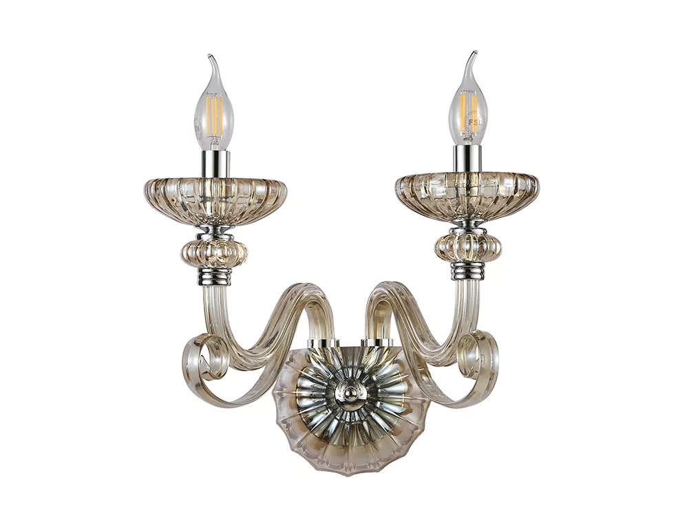 

Бра Newport 8622/A chrome cognac М0071596