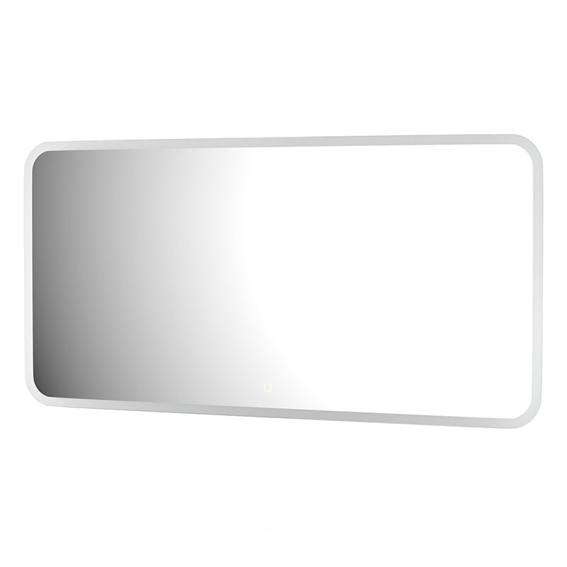 Зеркало с матированием и LED-подсветкой 34W (120x60 cm) (Сенсорный выключатель) (Нейтральный белый свет) (DEFESTO)