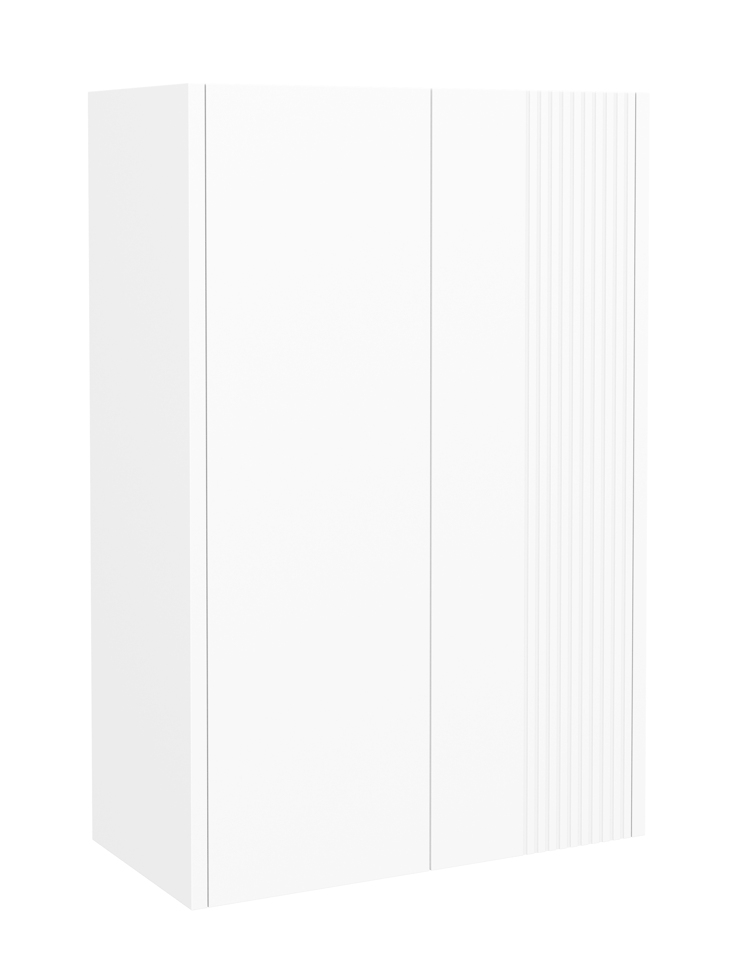 

Шкаф над стиральной машиной STWORKI Мурманск 60 белый, навесной с фрезеровкой, универсальный