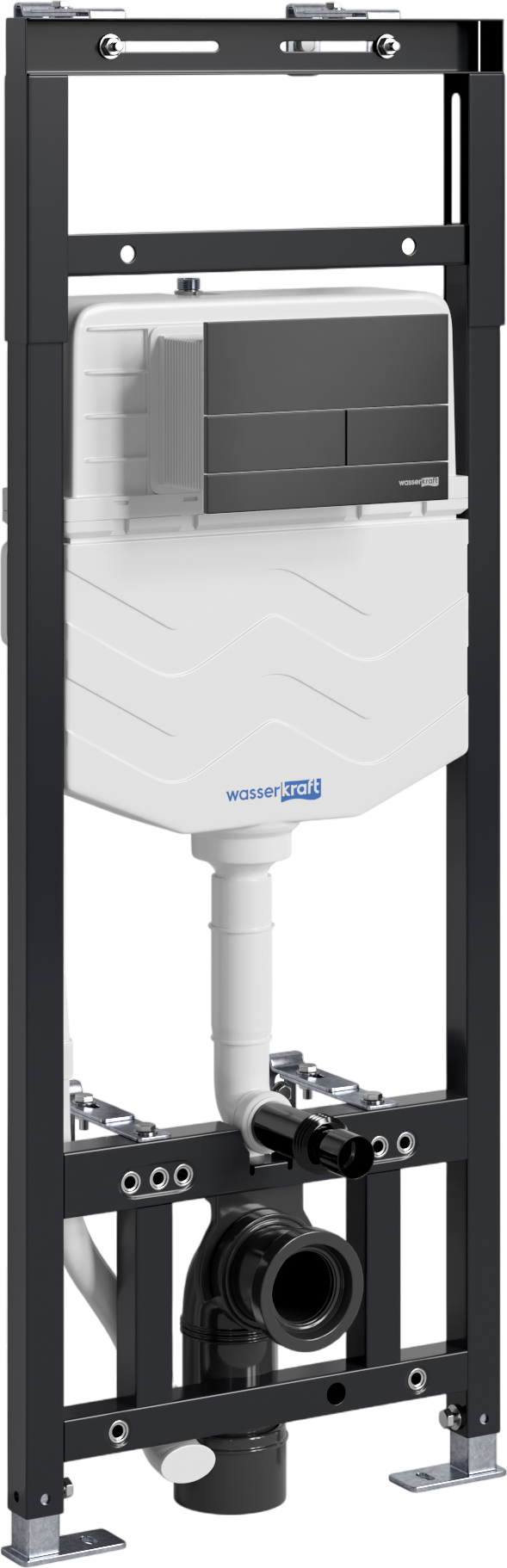 

Система инсталляции для унитазов Wasserkraft Alme 15TLT.010.ME.MB04 с кнопкой смыва матовой черной
