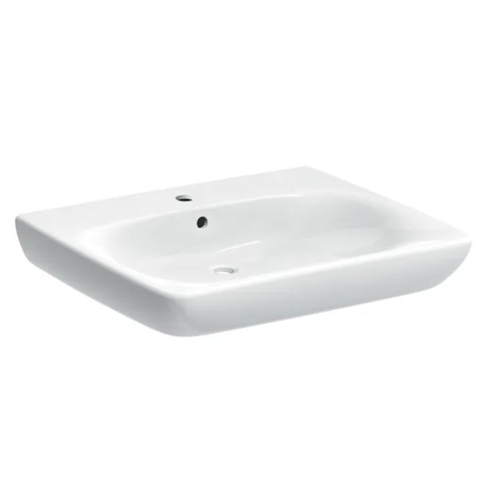 

500.292.01.1 Selnova Comfort Раковина 65см, для лиц с ограниченными физическими возможностями, с 1 отв. под смеситель и перелив