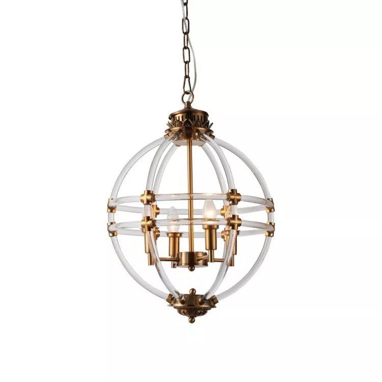 

Подвесная люстра Delight Collection Impero KM0766P-4 brass