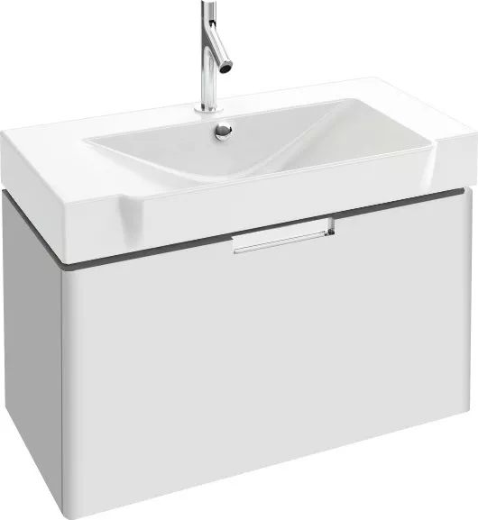 

Тумба с раковиной Jacob Delafon Reve 80 белая, 1 ящик