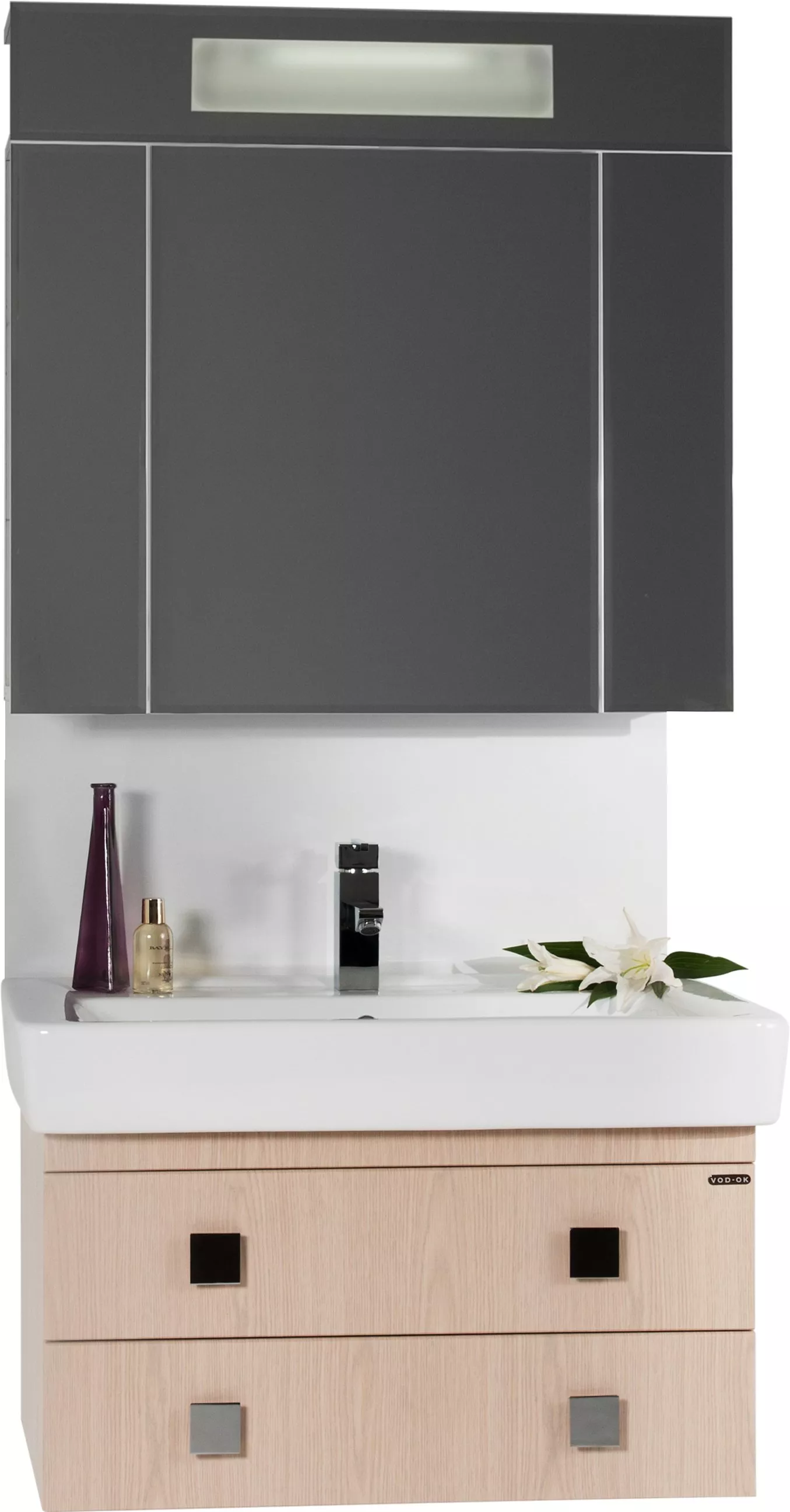 

Мебель для ванной Vod-Ok Квадро 80 дуб