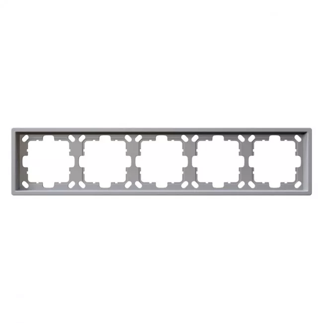 

Рамка серия FD 5-постовая, цвет Белый матовый (soft touch) Jasmart FD1005PWM