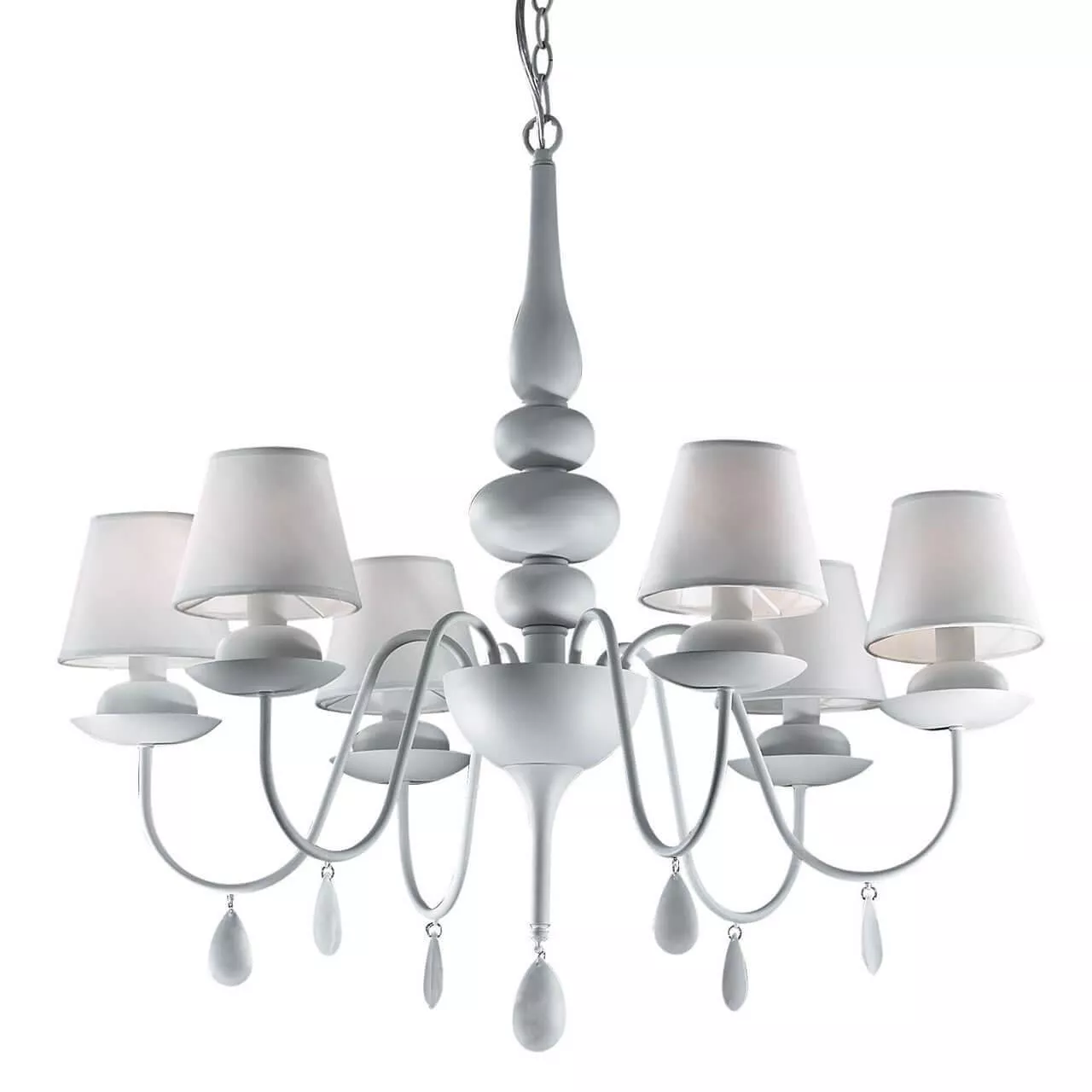 

Подвесная люстра Ideal Lux Blanche SP6 Bianco 035581