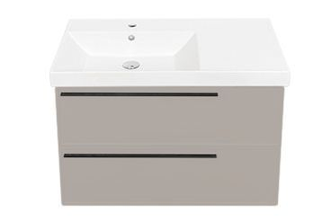 

Тумба под раковину La Fenice ELBA Twin Cappuccino бежевая матовая 90 см