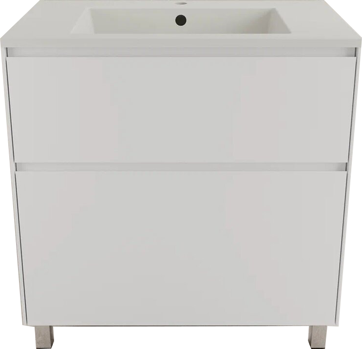 

Тумба с раковиной Style Line Лима 80 см напольная LINE 80 2 ящика PLUS Белый Матовый ЭМАЛЬ, раковина жасмин