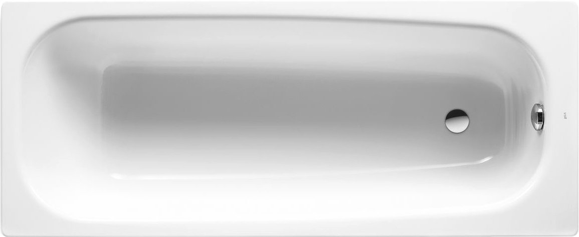 Чугунная ванна Roca Continental 21290200R 160x70 см, без антискользящего покрытия, цвет белый - фото 1