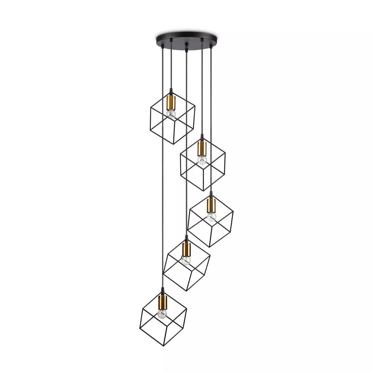 

Подвесная люстра Ideal Lux Ice SP5 Nero 237664