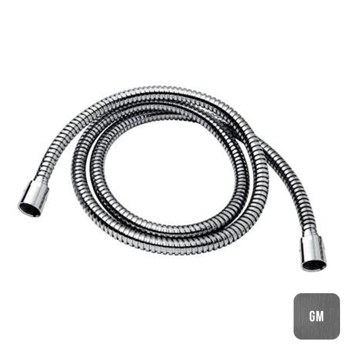 

ALMAR Шланг душевой,150 см, металическая оплетка, сталь AISI 316 Brushed PVD, цвет Gun Metal