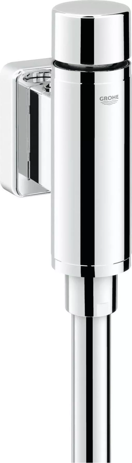 

Смывное устройство для писсуаров Grohe Rondo 37342000 антивандальная металлическия кнопка