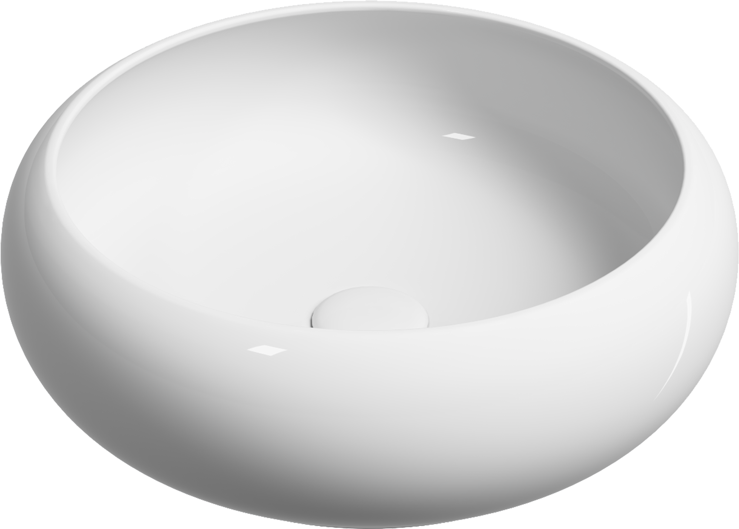 

Накладная раковина Ceramicanova Element CN6050 белая глянцевая