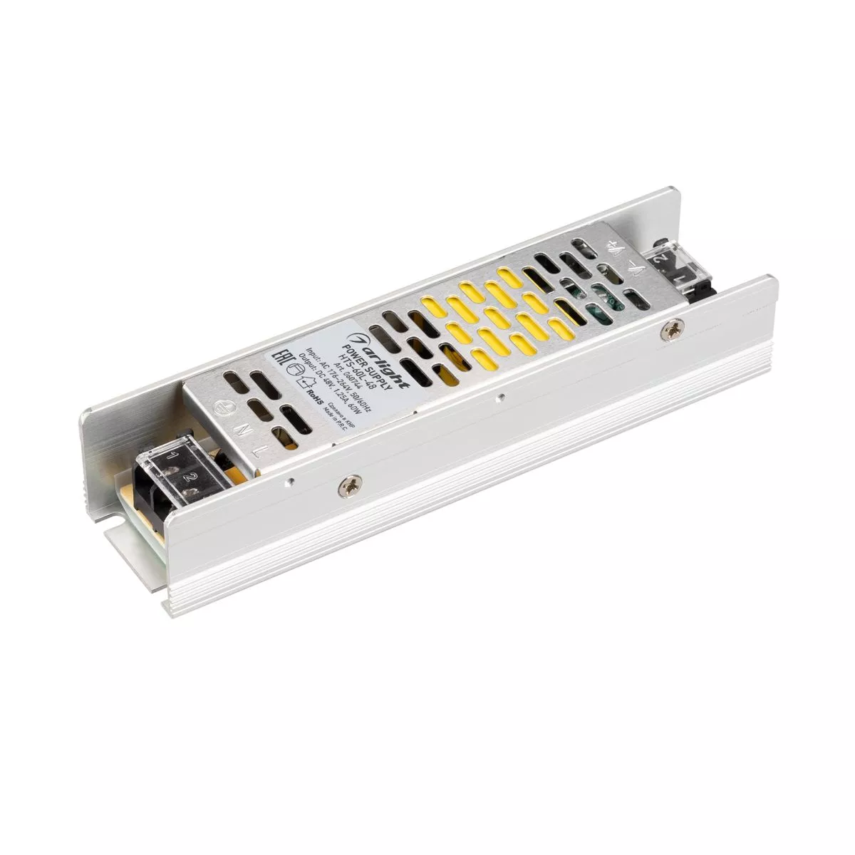 

Блок питания Arlight HTS-60L-48 (48V, 1.25A, 60W) (IP20 Сетка) 060744