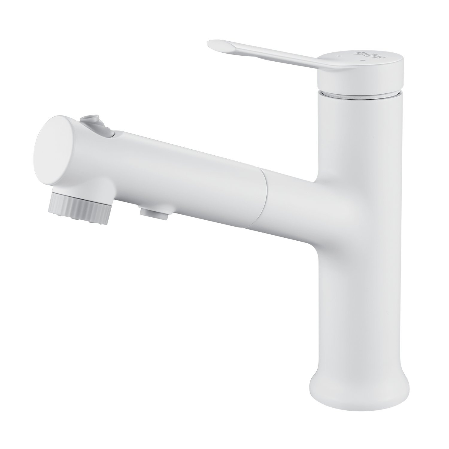 

Смеситель для раковины Raffine F281C белый, с выдвижным изливом