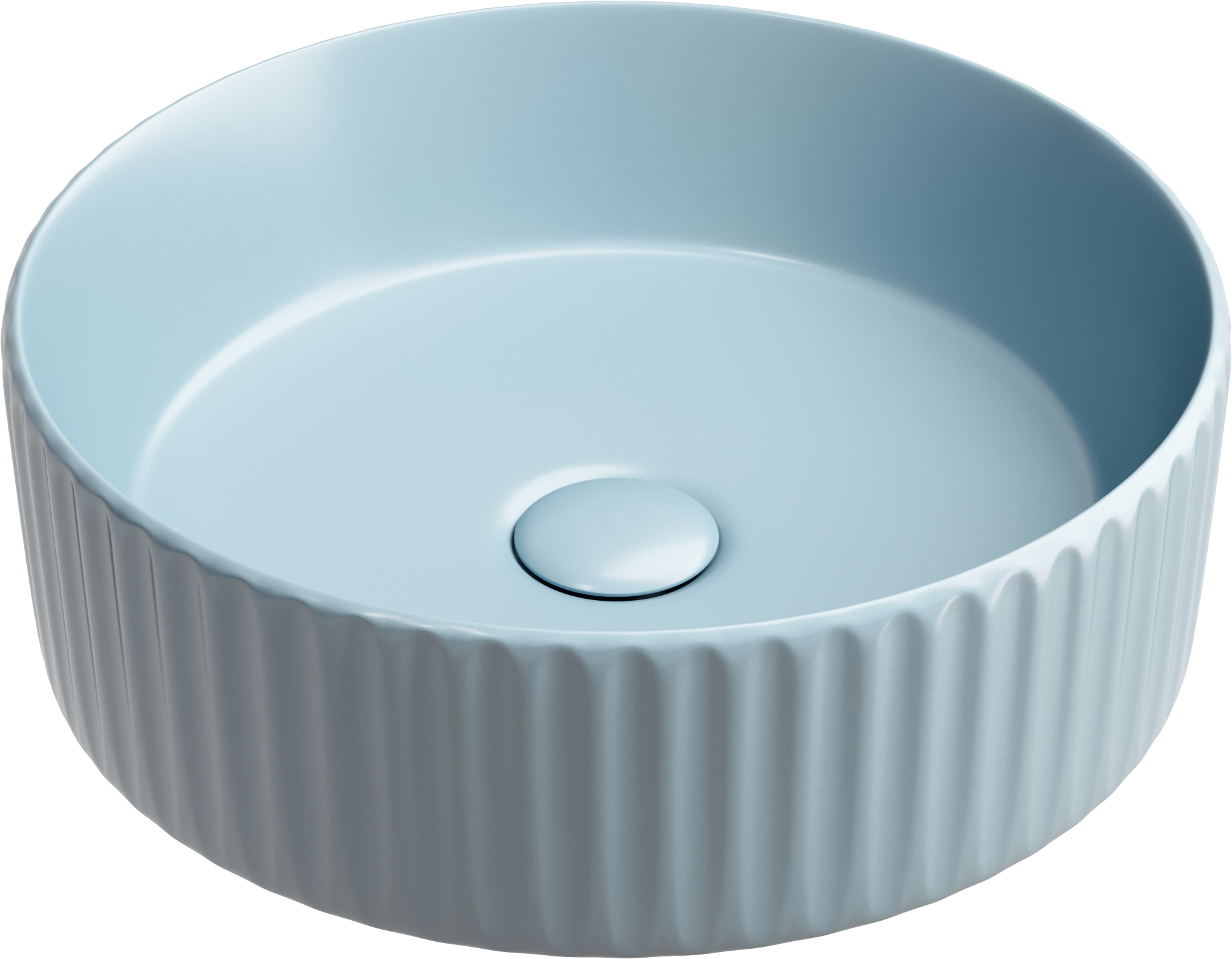 

Накладная раковина Ceramicanova Element CN6057ML голубой матовый