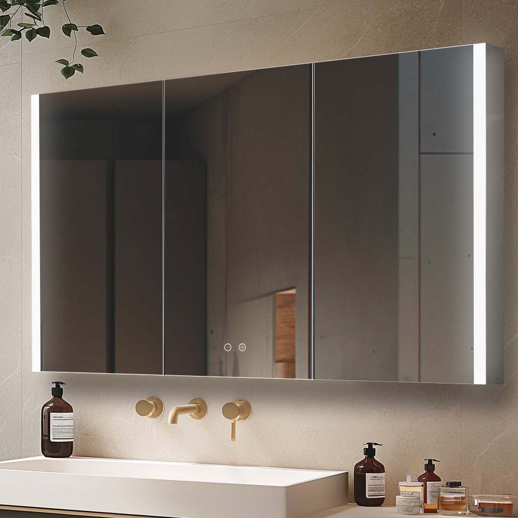 Зеркало-шкаф AQUATEK AQ7129-MLC 120 см с подсветкой 69170₽