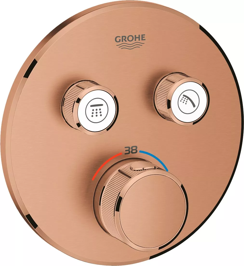 

Термостат Grohe Grohtherm SmartControl 29119DL0 для душа, теплый закат