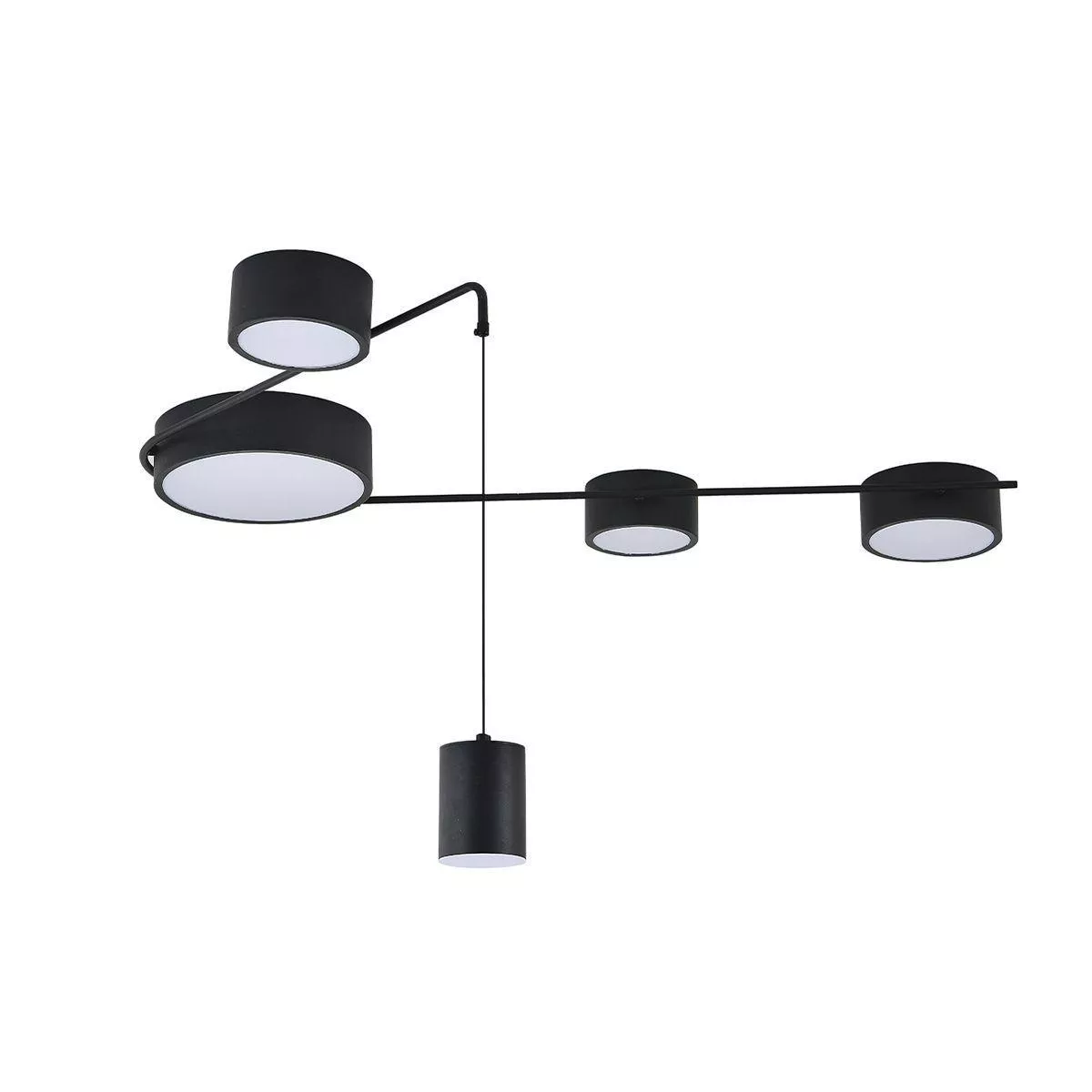 

Потолочный светодиодный светильник Indigo Modulo 14028/5С Black V000161L
