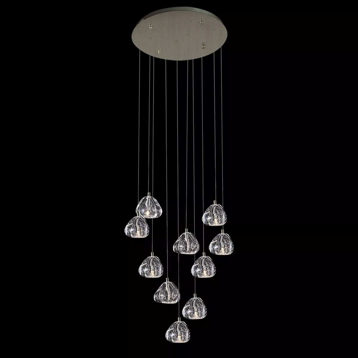 Каскадные люстры  Santehnika Room Каскадная люстра DeLight Collection Mizu OM8201015-10 chrome