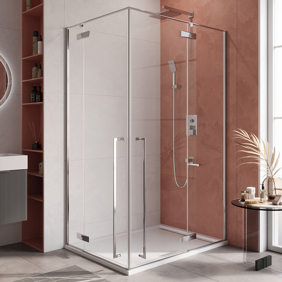 

Душевой уголок Cezares Liner AH-2 R 120х90 см, профиль хром, стекло прозрачное